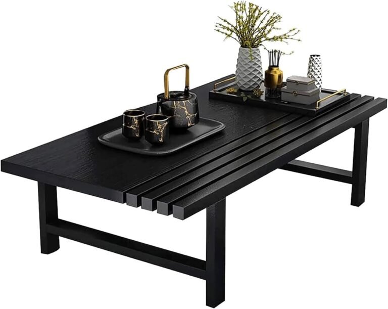 Distinctive Low Desk Japanese Flooring Desk,Picket Espresso Desk Tea Desk Classic Eating Desk Tatami Desk Altar Middle Desk