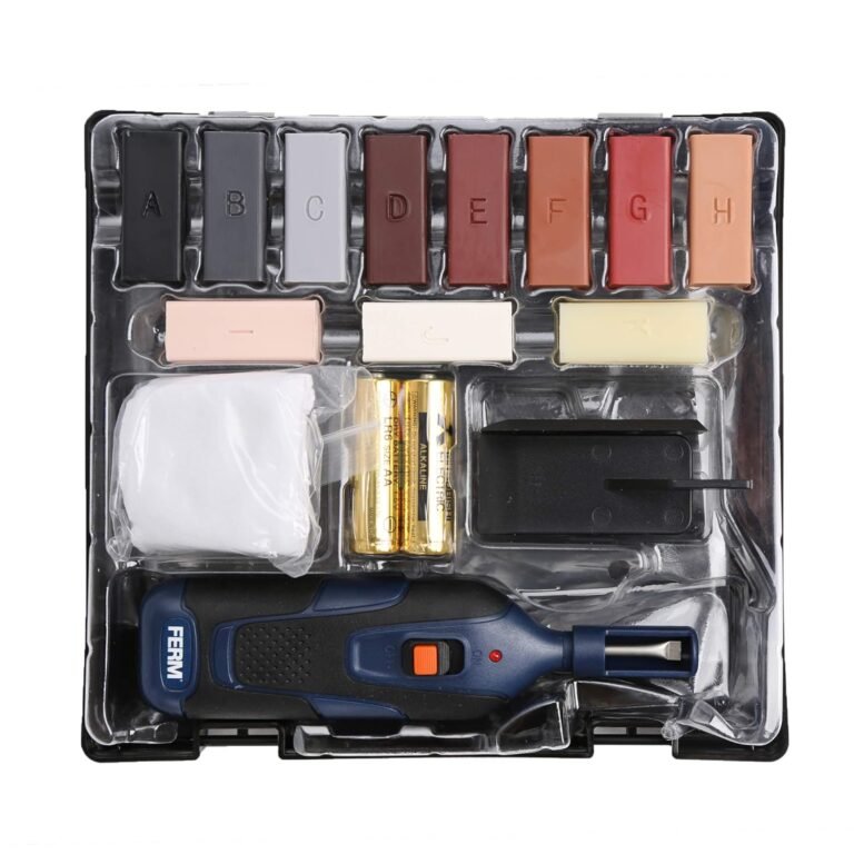 19pc Hardwood Laminate Wood Wooden Ground Restore Package Wax Chip Scratch with Case