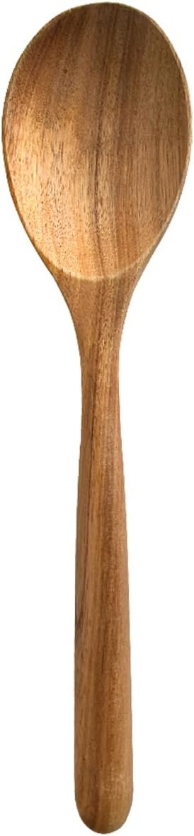 Wooden Spoon, Wholesome Acacia Wood Cooking Spoons, Sturdy Kitchen Serving Spoon Scooper, Non Scratch Wooden Ladle Tableware For Cooking, Serving Salad, Stirring Soup, Straightforward to make use of