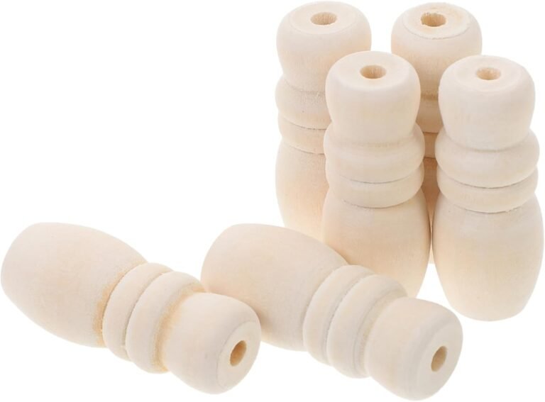 VOSAREA 6Pcs Wood Pull Twine Knobs for Window Blinds Substitute Twine Drop Tassels Hanging Decor for Blinds and Shades Wood Twine Pulls for House Use
