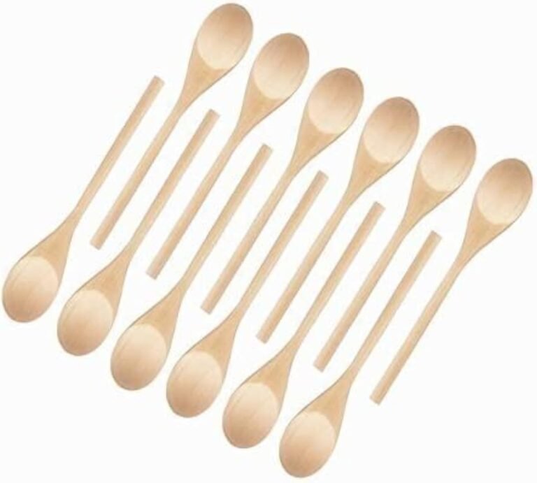 Kitchen Picket Spoons Mixing Baking Serving Utensils Puppets 10 In – 12 Pack