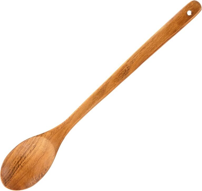 Wood Mixing Spoon, 16.5 Inch Lengthy Dealt with Wood Spoons for Cooking And Stirring