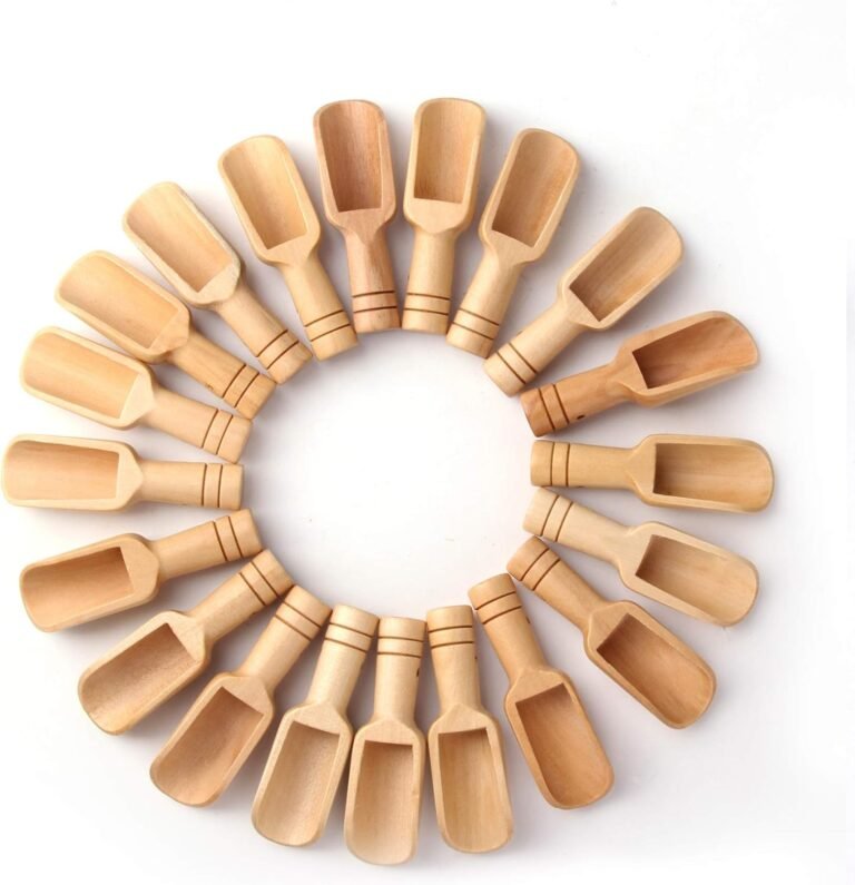 30PCS Mini picket spoon Set For Mini bathtub salt, sweet , washing powder Child Spoon（3 inches lengthy）by sansheng
