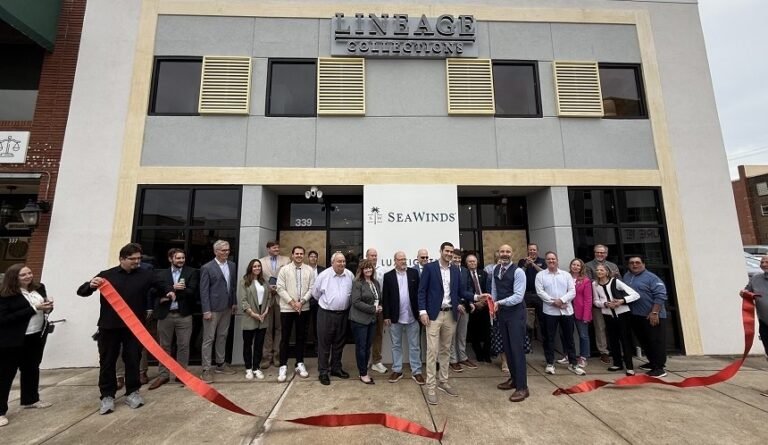 The reservoir of the lineage minimize the ribbon on the retail type excessive level showroom