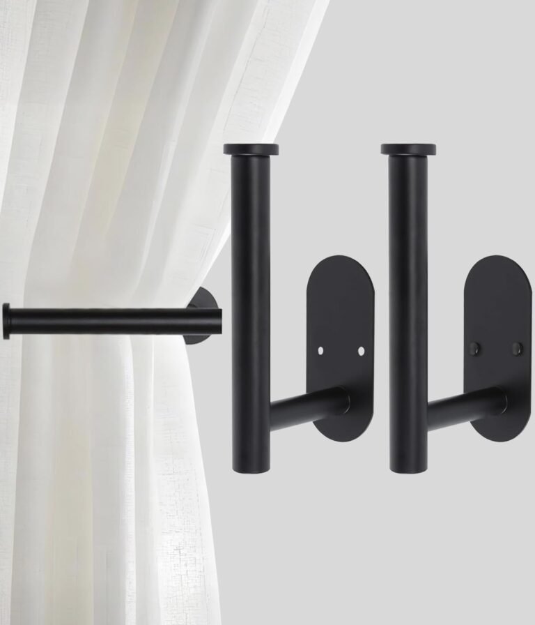 Curtain tiebacks Hooks Wall Mounted, Curtain holdbacks Screw-in, Curtain Holders for Drapes, Curtain Pull Backs, Curtain Tie Backs 304 Stainless Steels, 2 pcs